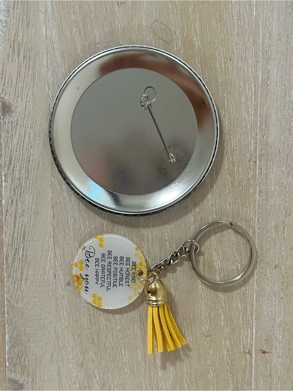 OPHIA Keychain and Pin